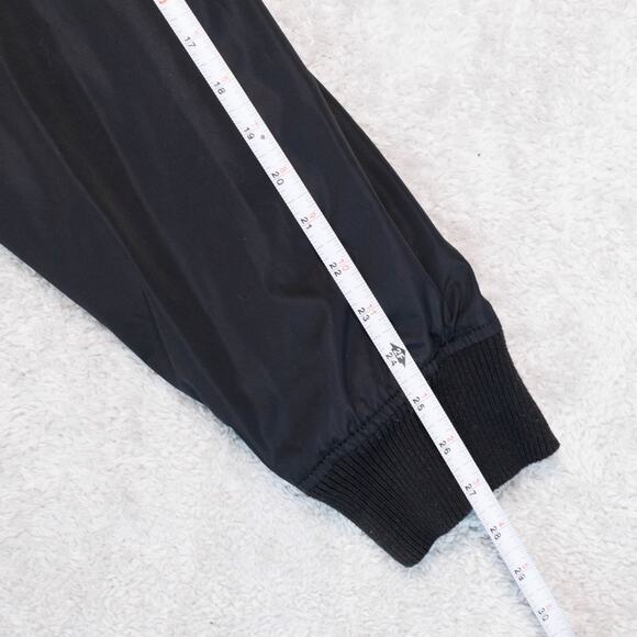 Old Navy Black Satin Insulated Bomber Jacket Mens Size XXL - Picture 7 of 13